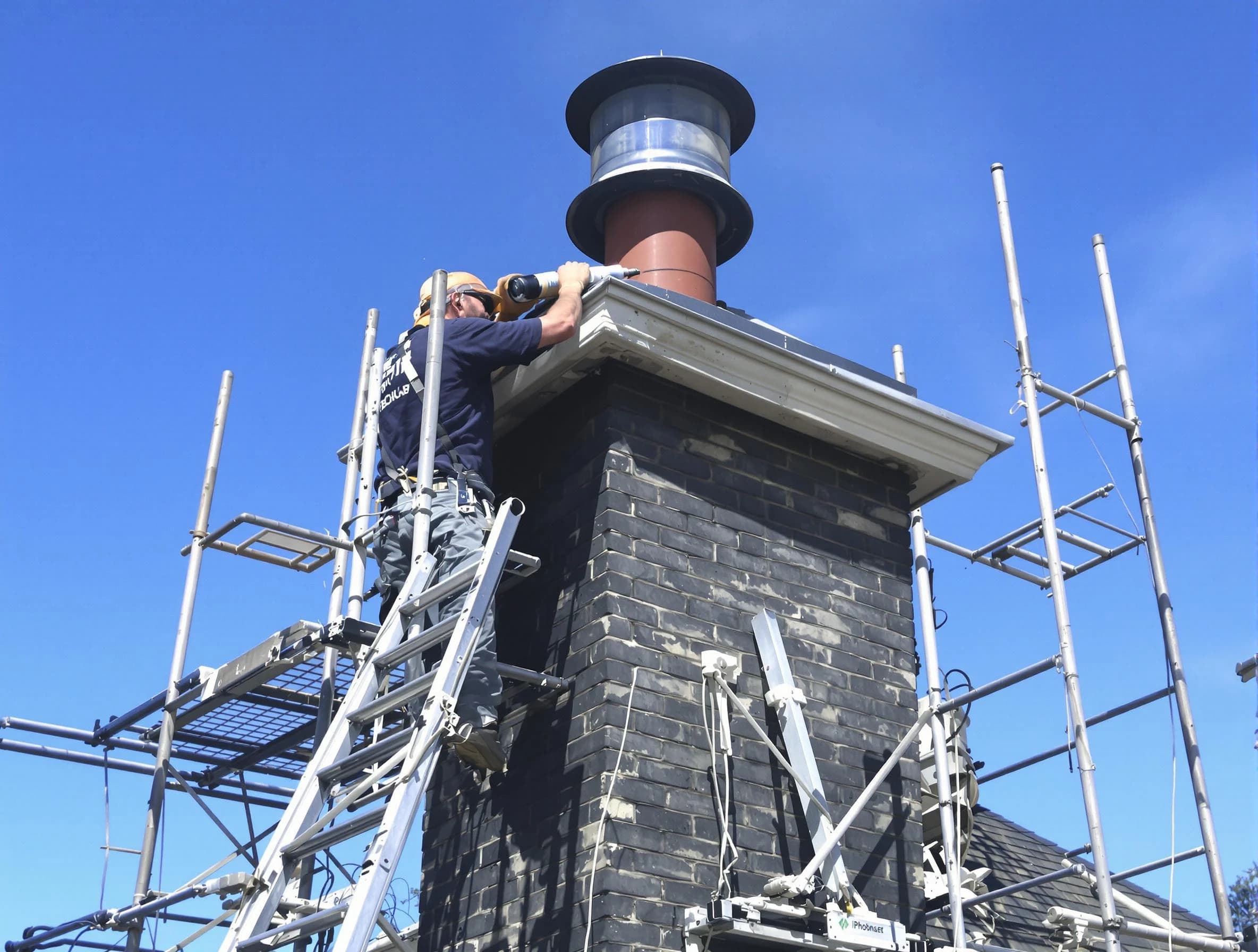 Sturdy chimney crown finished by Highlands Ranch Chimney Sweep in Highlands Ranch, CO