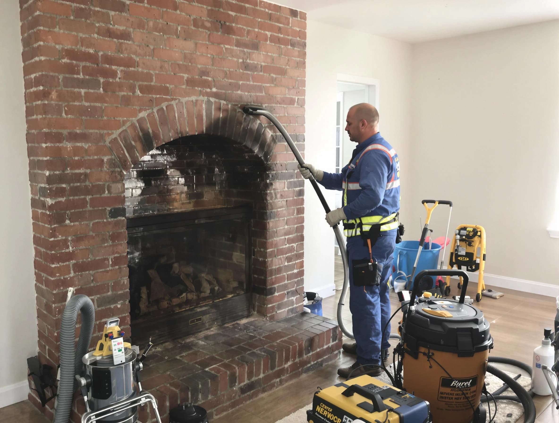 Highlands Ranch Chimney Sweep expert performing detailed chimney sweep in Highlands Ranch, CO