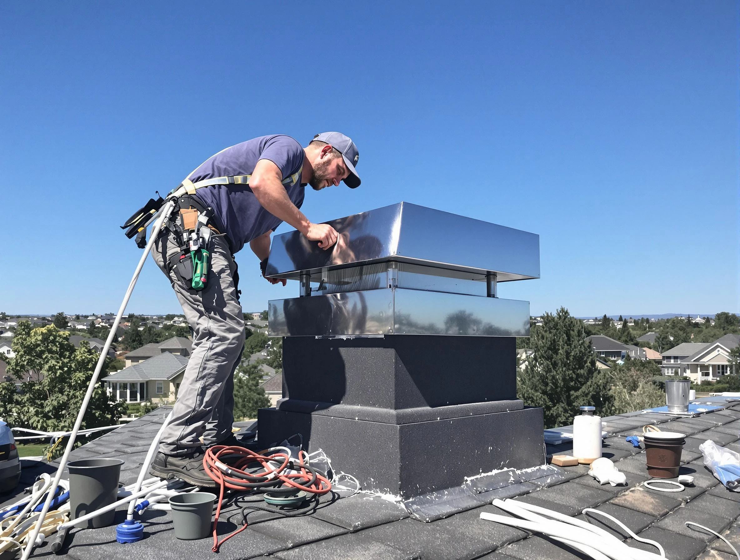 Chimney Cap Services service in Highlands Ranch, CO