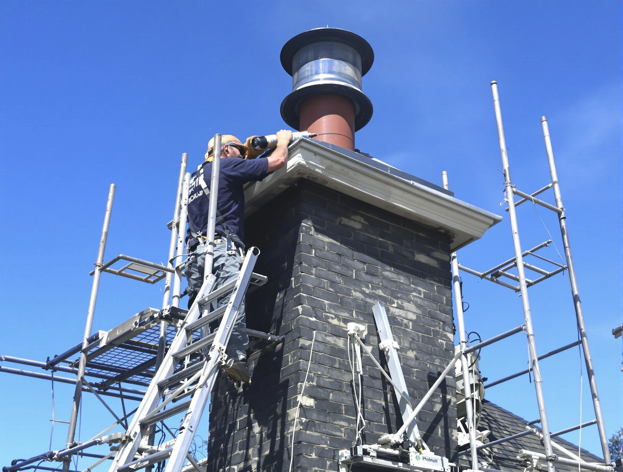 Sturdy chimney crown finished by Highlands Ranch Chimney Sweep in Highlands Ranch, CO