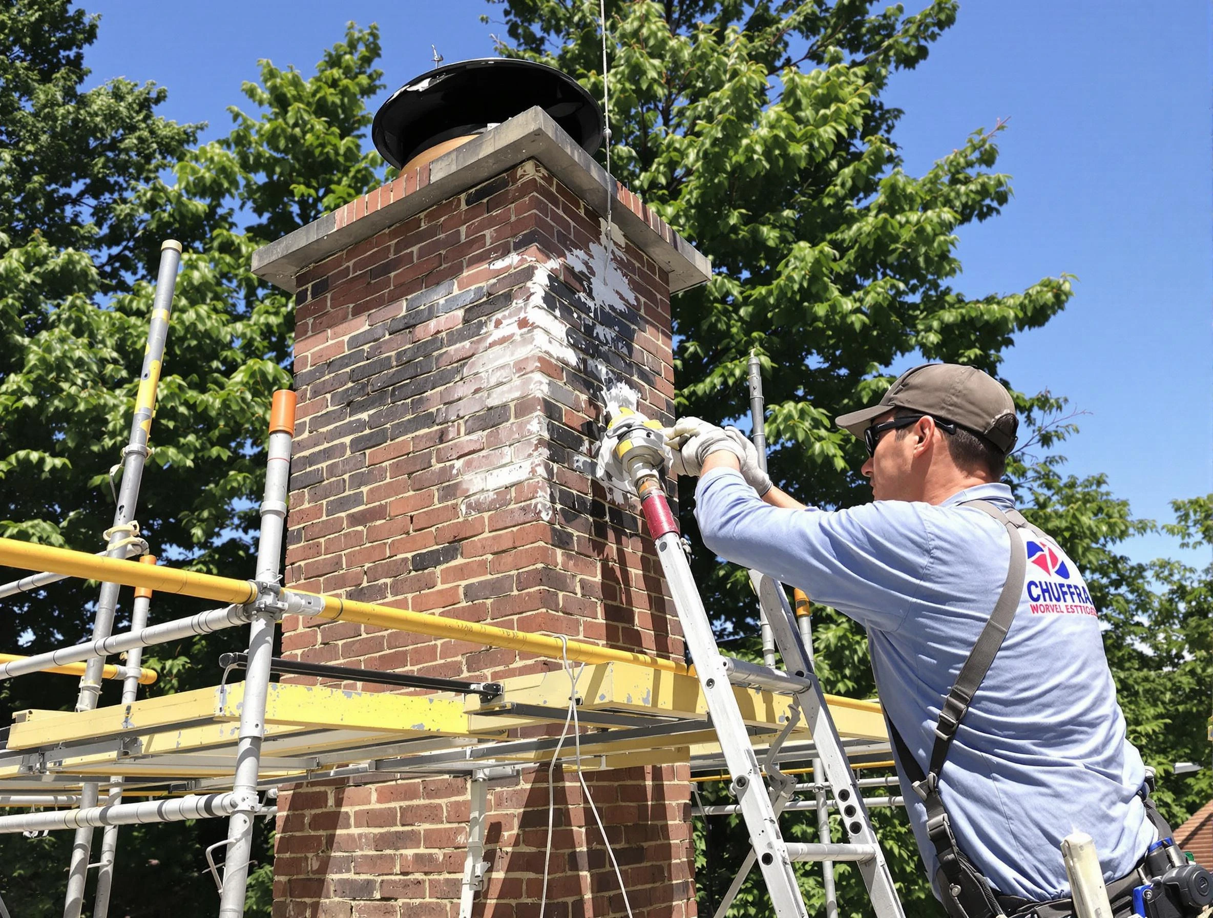 Structural chimney repair by Highlands Ranch Chimney Sweep in Highlands Ranch, CO